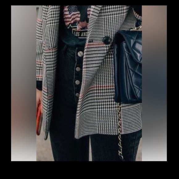 Black button front  straight leg jeans with top stitching - Picture 2 of 10